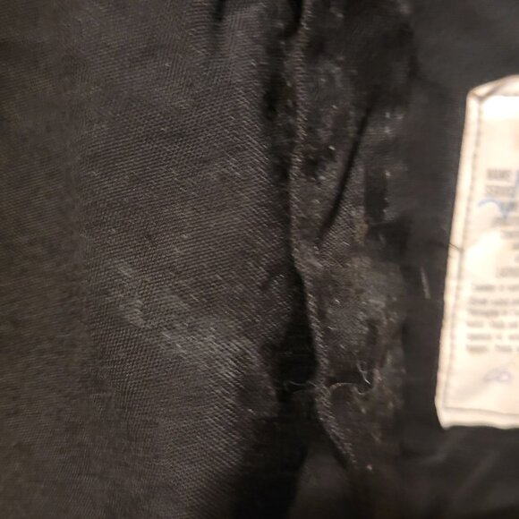 Vintage US Navy Issue Black Uniform Shirt Tag Size 16.5 x 34 Button Up - Picture 3 of 7